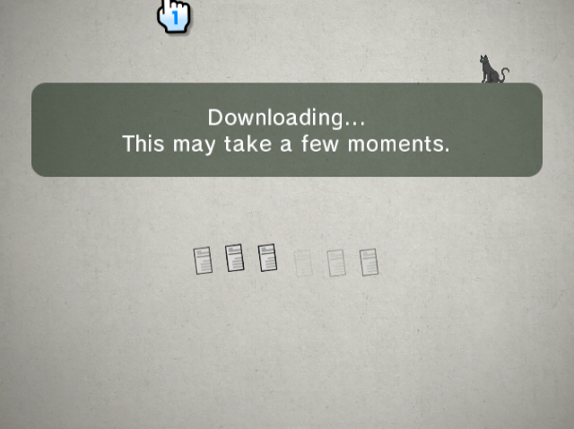 wii news channel downloading splash screen